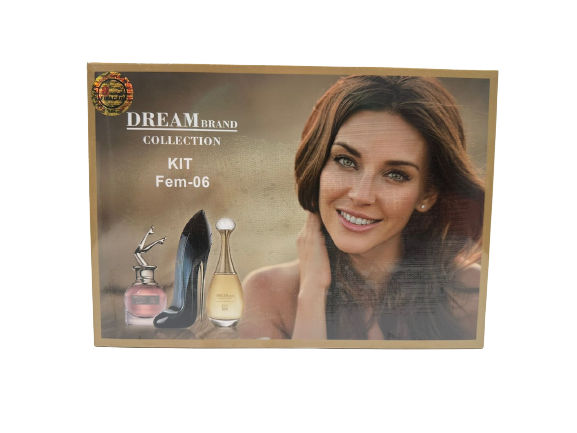 Kit n° 06 com 3 perfumes Dream Brandcollection